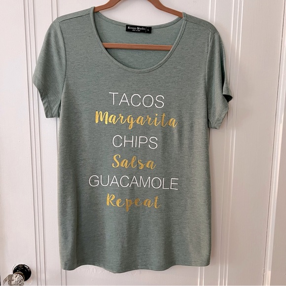 Tacos & Margaritas Graphic TShirt - Picture 1 of 8